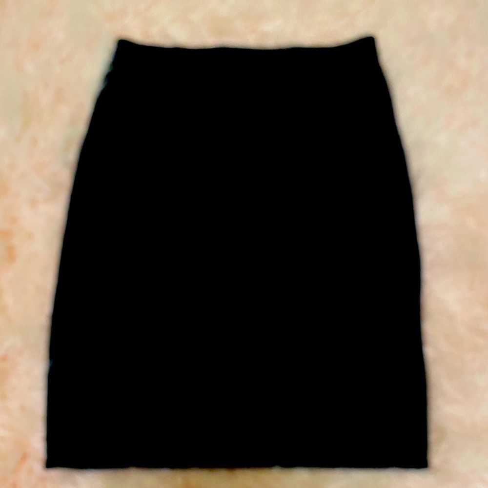 St John knit Black Skirt